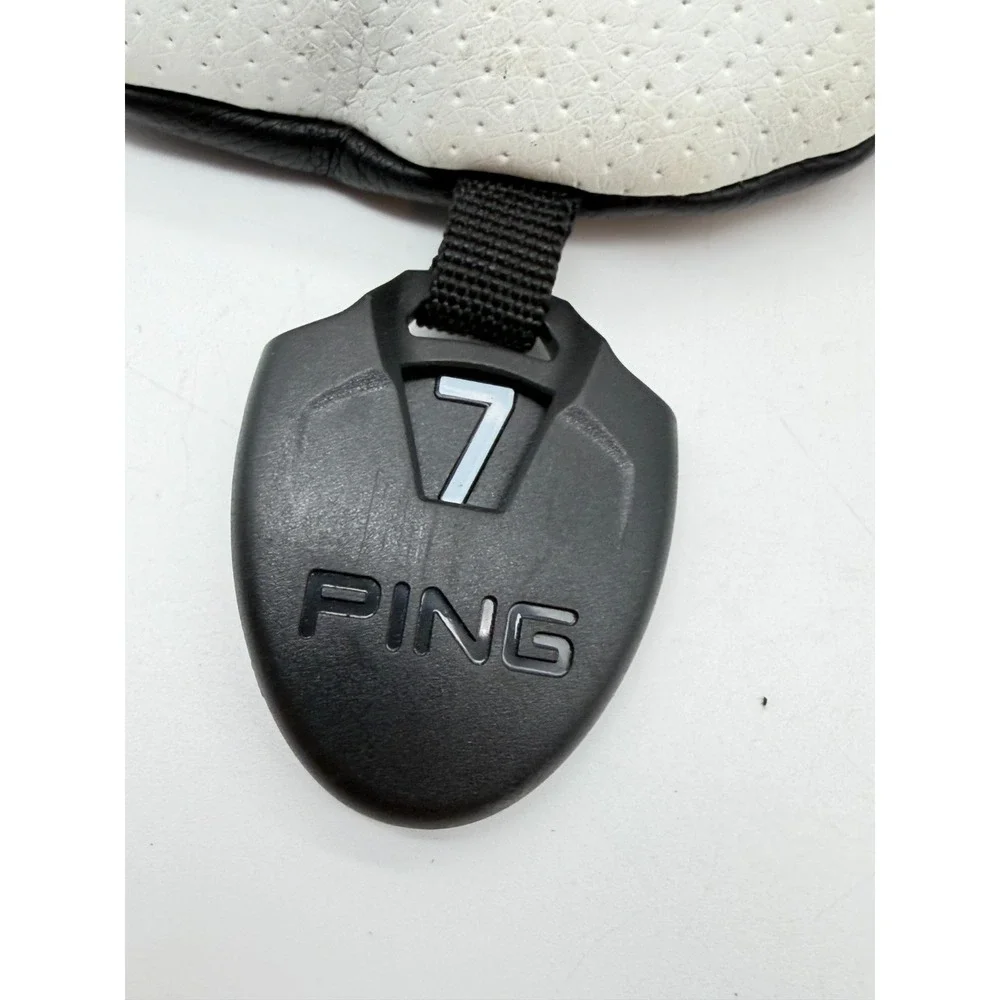 PING G430 Fairway Wood Headcover Golf Black White Chartreuse Adjustable Tag OEM